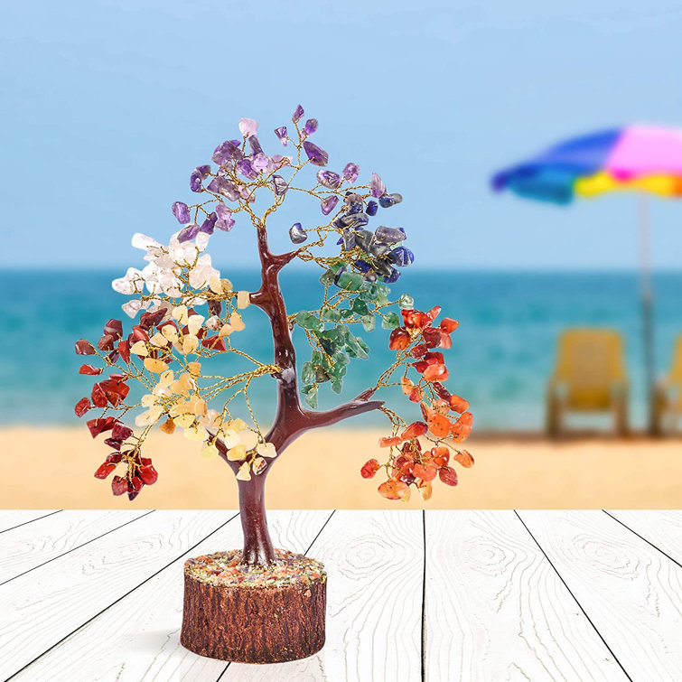 Dakota Fields Seven Chakra Healing Bonsai Tree Feng Shui Fortune